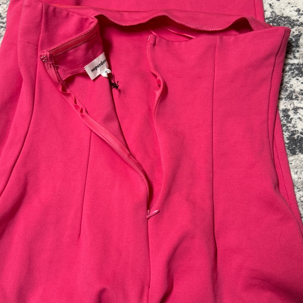 superdown Pink Strapless Dress - Picture 3 of 6